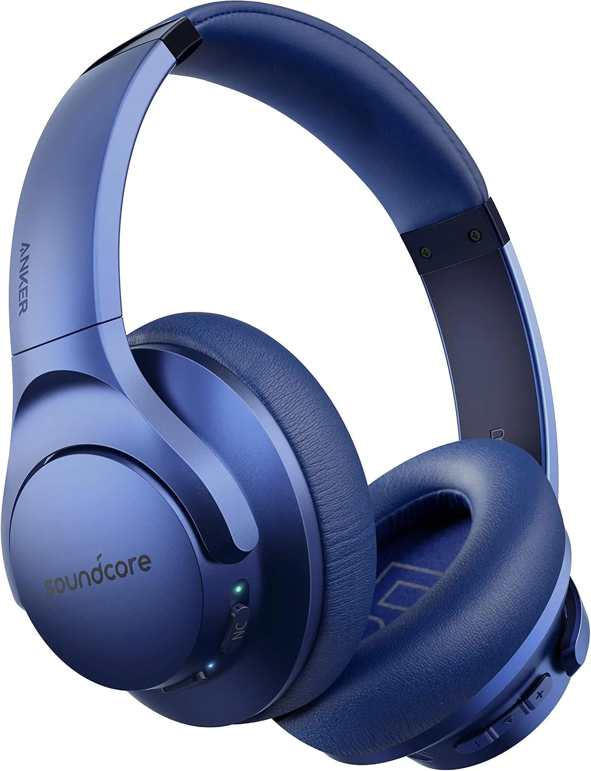 Soundcore Anker Life Q20 Hybrid Active Noise Cancelling Headphones, Wireless Over Ear Bluetooth Headphones, 60H Playtime, Hi-Res Audio, Deep Bass, Memory Foam Ear Cups