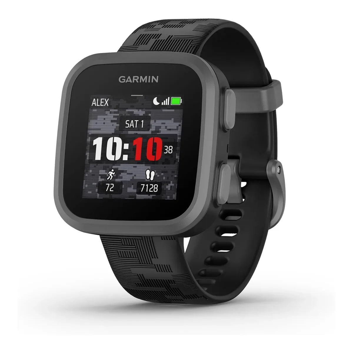 Garmin Bounce™, Kids Smartwatch, Two-Way Text and Voice Messaging, Location Tracking, Black Camo product view