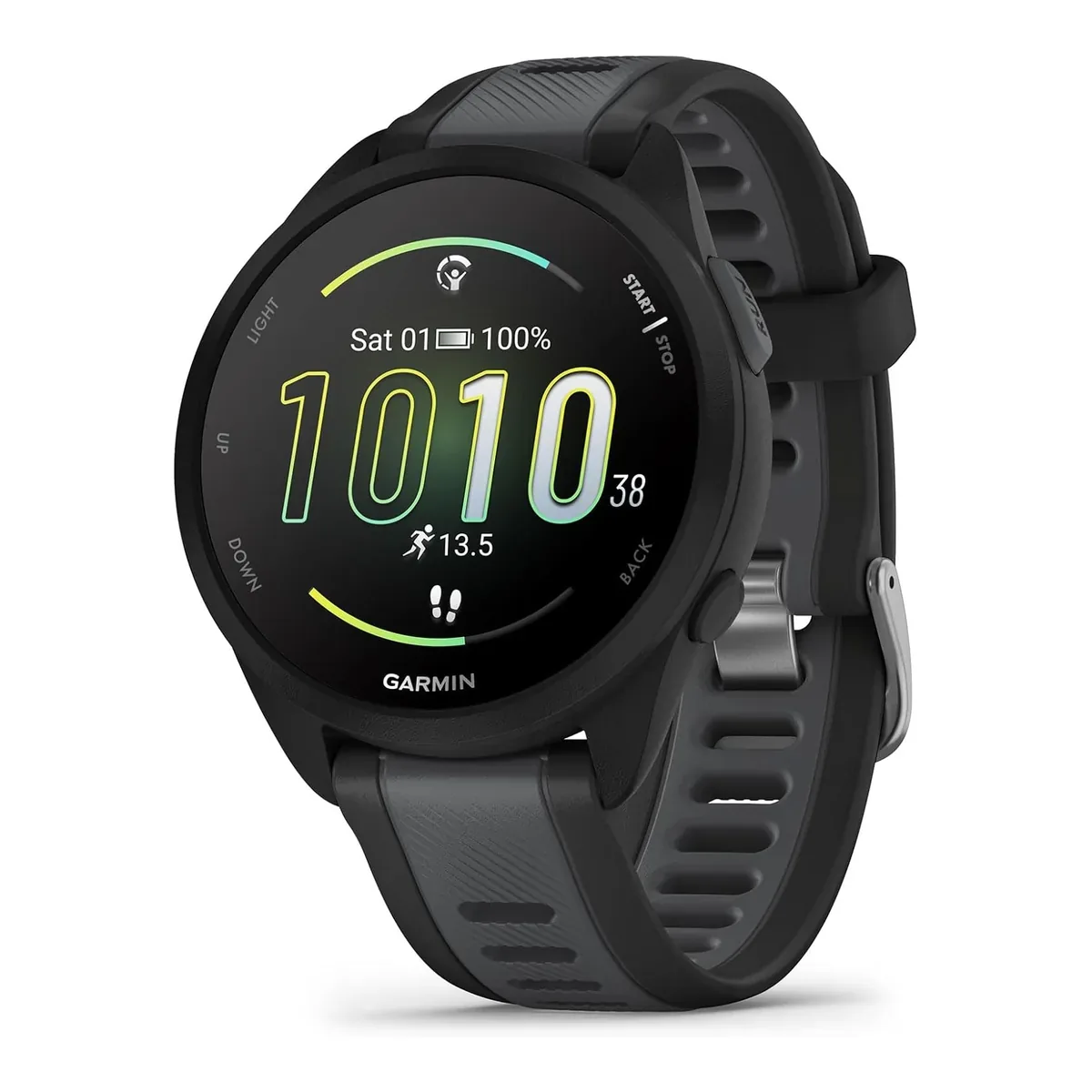 Garmin Forerunner® 165, Running Smartwatch, 43mm, Black product view