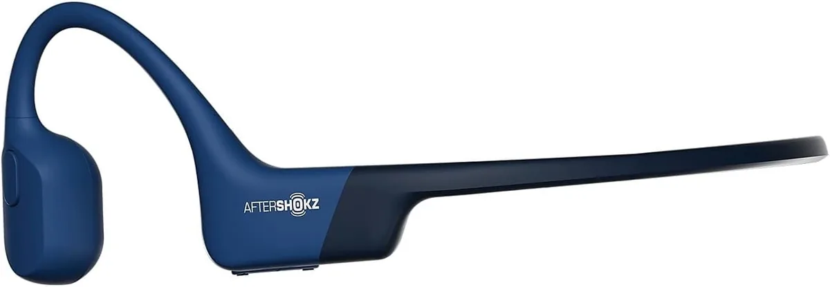 AFTERSHOKZ Aeropex Open-Ear Wireless Bone Conduction Headphones, IP67 Rated, Blue Eclipse