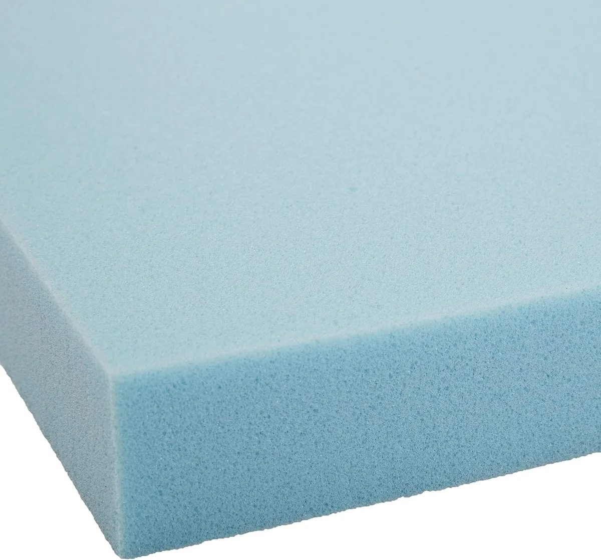 Amazon Basics Full Cooling Gel-Infused Memory Foam Mattress Topper, CertiPUR-US Certified, 2 Inches, Blue