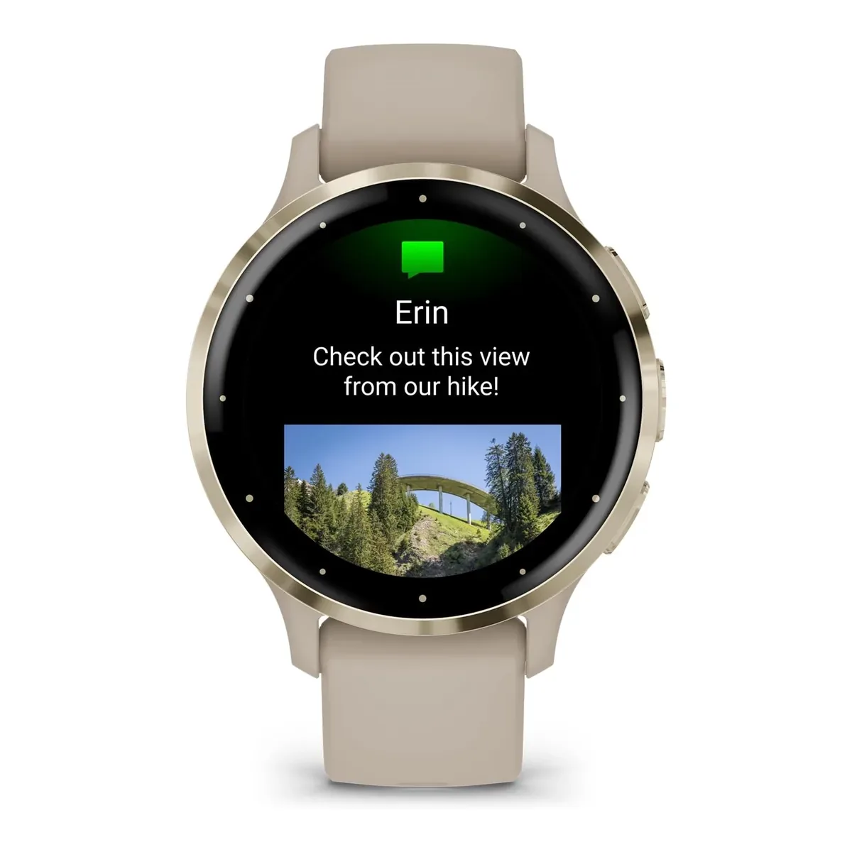 Garmin Venu® 3S, Premium Fitness Smartwatch, 41mm, French Gray product view 2