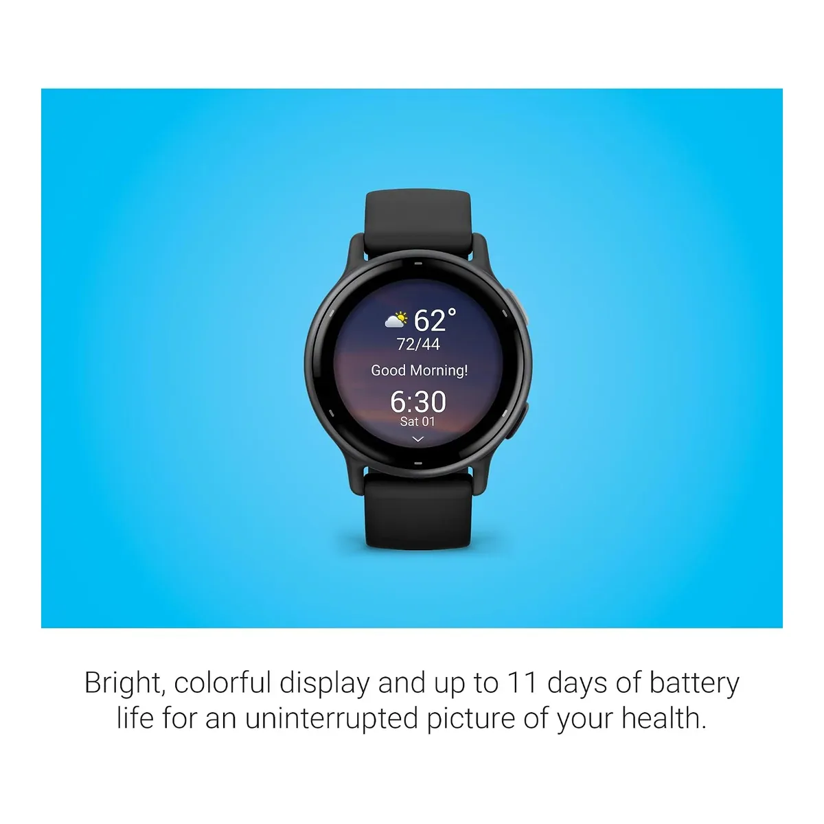Garmin vívoactive® 5, Health & Fitness GPS Smartwatch, 42mm, Black product view 3