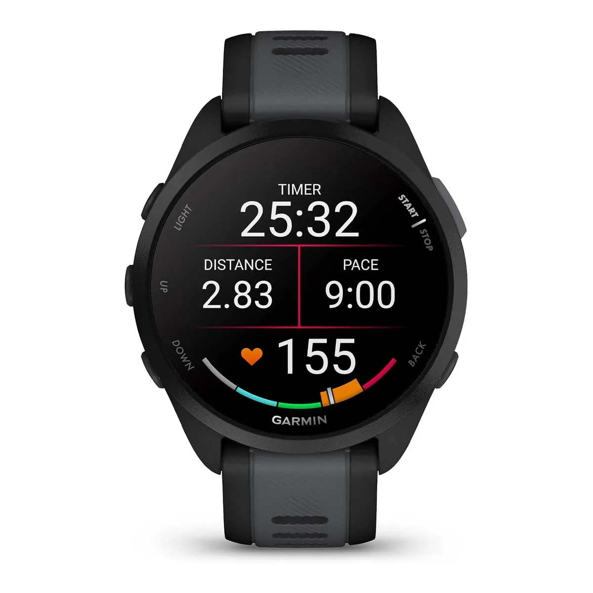 Garmin Forerunner® 165, Running Smartwatch, 43mm, Black product view 2