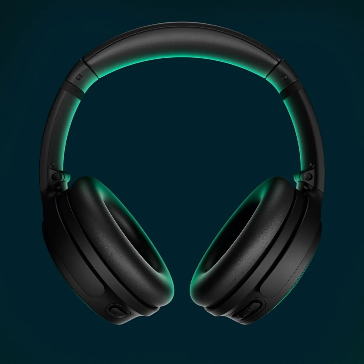 Bose QuietComfort Headphones - Wireless Bluetooth Headphones, Active Over Ear Noise Cancelling and Mic, USB-C Charging, Deep Bass, Up to 24 Hours of Playtime, Black