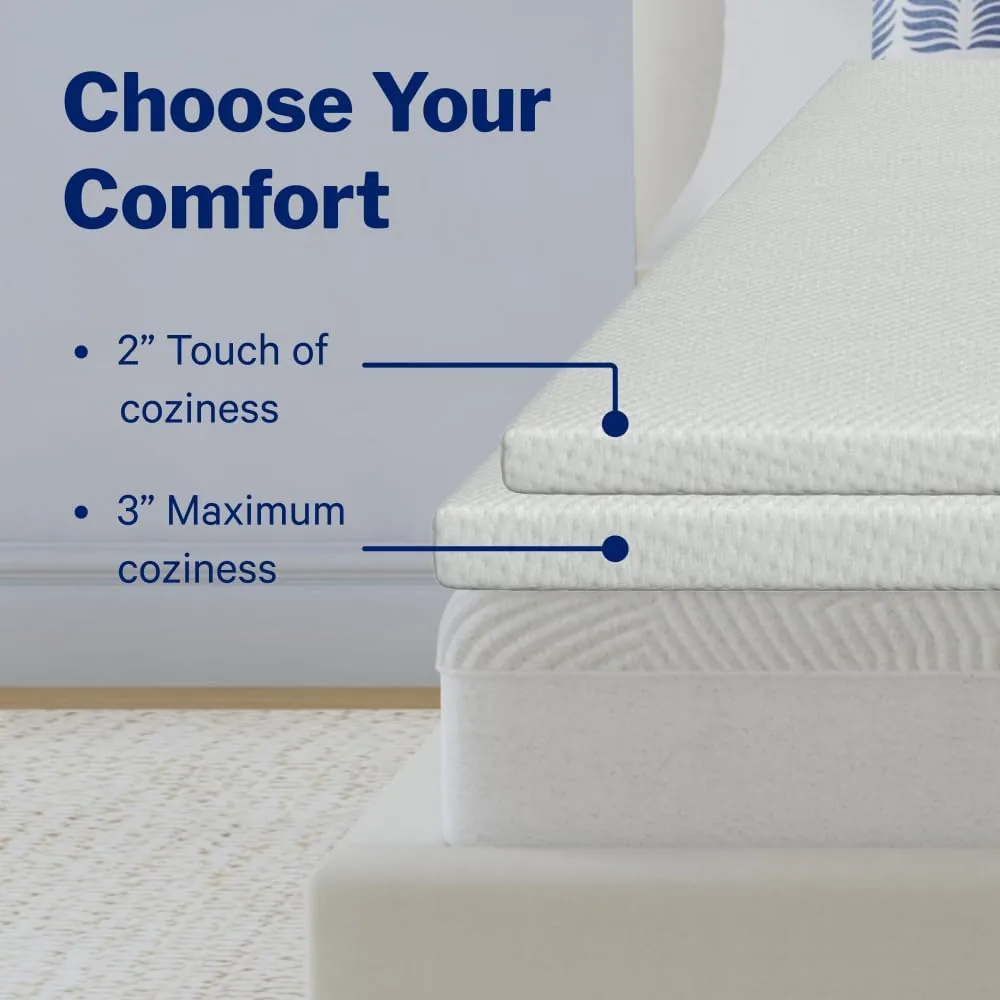 Casper Sleep Essential 3" Queen Size Memory Foam Mattress Topper