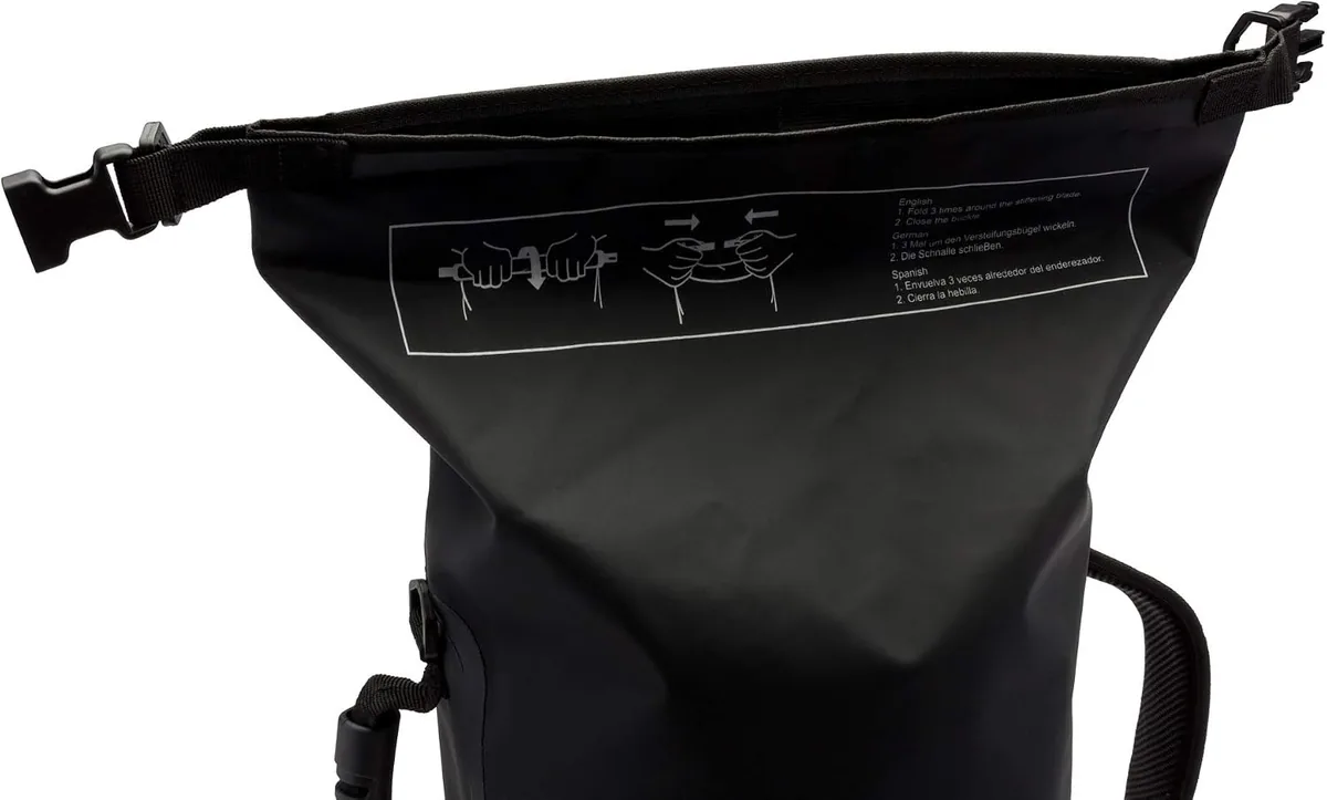 CRESSI Dry Bag, Black/Silver, 15 liters