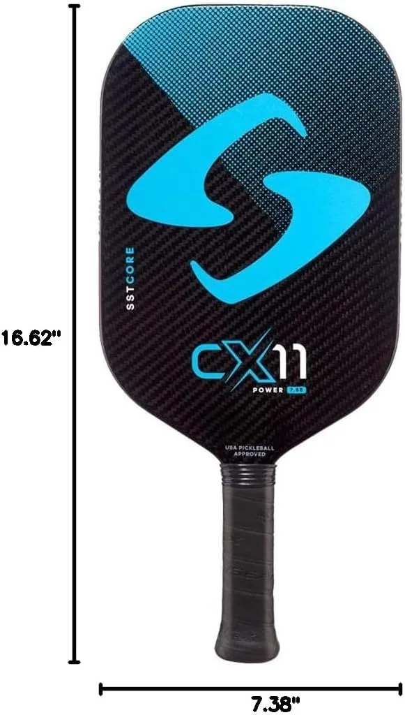 Gearbox CX11E Power Pickleball Paddle, 7.8 Oz, Blue