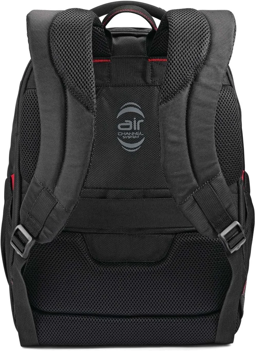 Samsonite Xenon 3.0 Slim Laptop Backpack, 1680D Ballistic Polyester, Fits 15.6” Laptop, TSA Compatible, Air Mesh Back Padding, Tablet Pocket, Smart Sleeve, Quick Stash Pocket, Durable & Lightweight