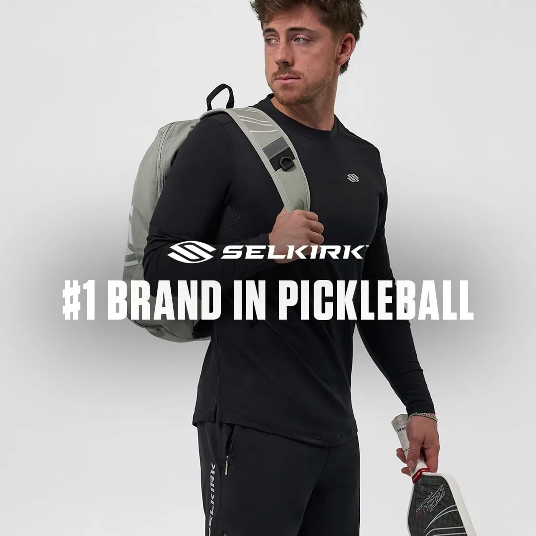 Selkirk Sport Day Backpack | Pickleball Bag | Holds 2 Paddles | Black