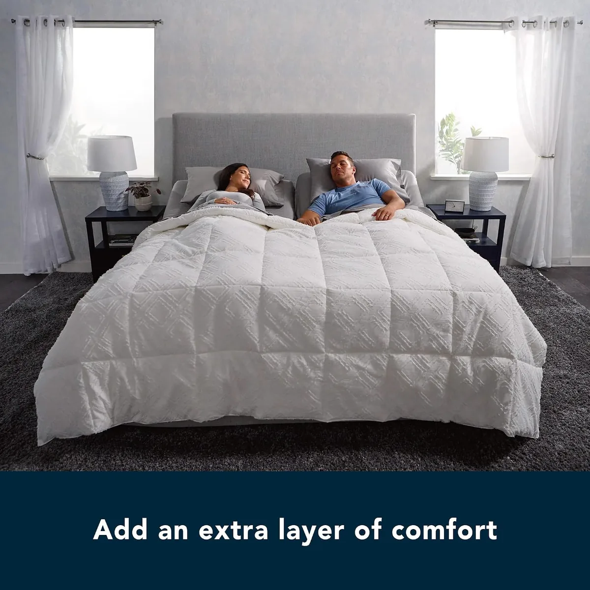 Sleep Number True Temp Mattress Topper (Queen) - Cool-to-The-Touch Cover - Temperature Regulating Mattress Pad, Bed Topper