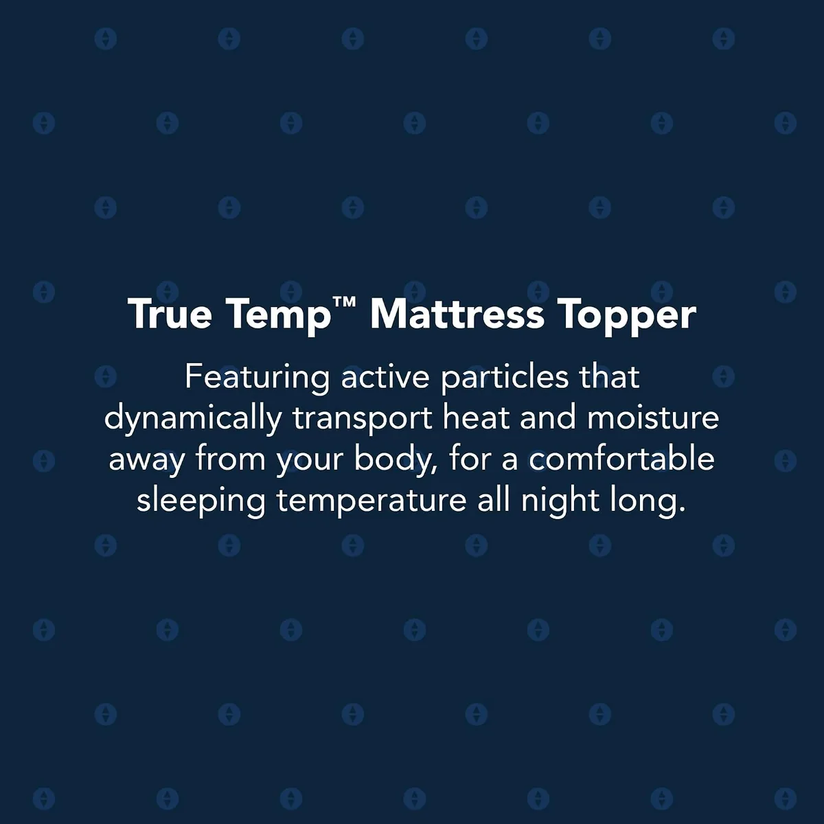 Sleep Number True Temp Mattress Topper (Queen) - Cool-to-The-Touch Cover - Temperature Regulating Mattress Pad, Bed Topper