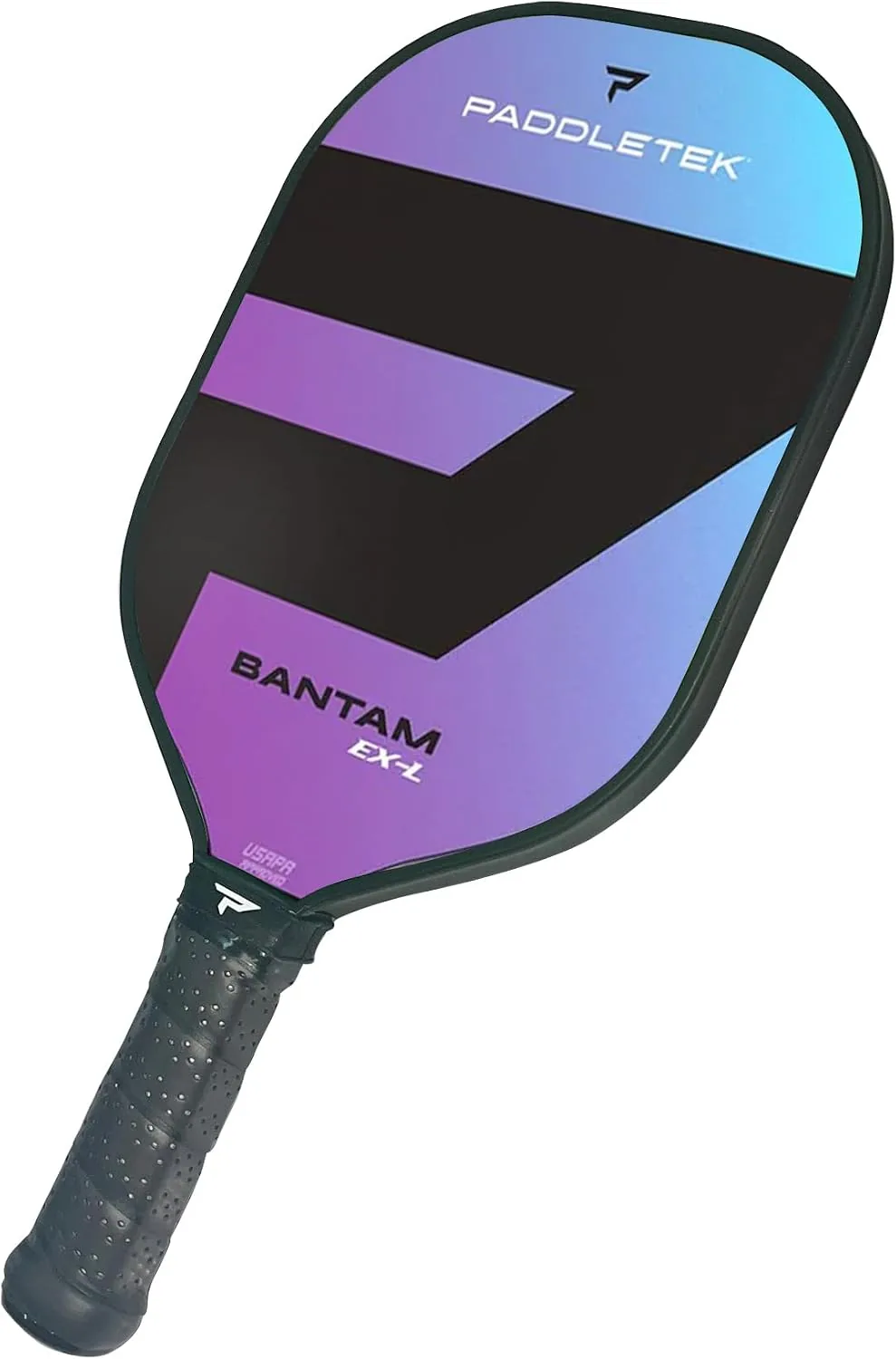 Paddletek Bantam EX-L Pickleball Paddle | Professional Pickleball Paddles with Honeycomb Core, Polycarbonate Surface, Bantom PolyCore & High Tack Performance Grip | USAPA Approved - Aurora Purple