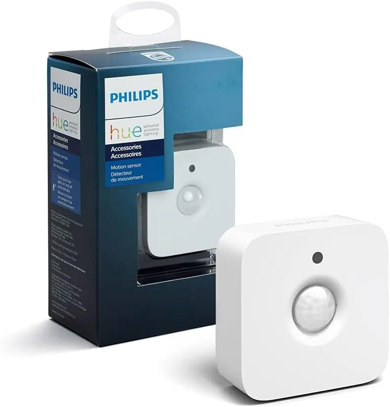 Philips Hue Motion Sensor - Exclusively for Philips Hue Smart Lights - Requires Hue Bridge - Easy No-Wire Installation
