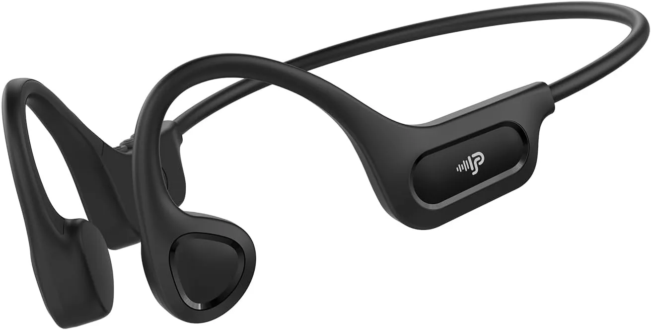 PSIER Bone Conduction Headphones, 2026 Upgrade Bluetooth 6.0 Open Ear Headphones, 10Hrs Playtime Wireless Earbuds with Mic, 23g Lightweight Comfort, IPX5 Waterproof Running Headphones for Gym, Outdoor
