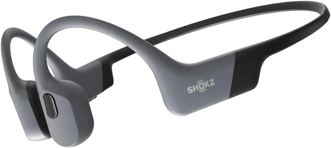 SHOKZ OpenSwim Pro - Open-Ear Bluetooth & MP3 Bone Conduction Sport Headphones, Swimming Headphones, IP68 Waterproof, Grey