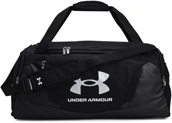 Under Armour Unisex-Adult Undeniable 5.0 Duffle, Black (001)/Metallic Silver, X-Small