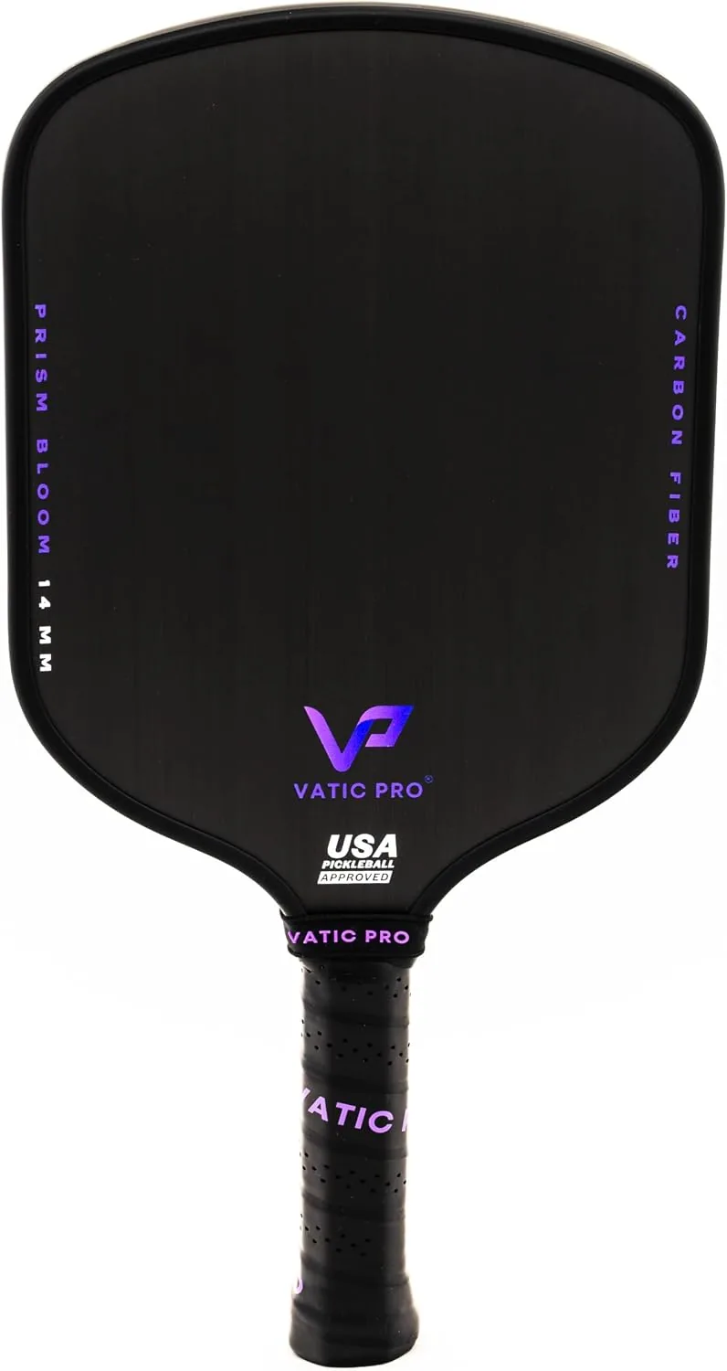 Vatic Pro Prism Carbon Fiber 16mm - Foam Injected Walls - Includes Paddle Cover (Bloom)